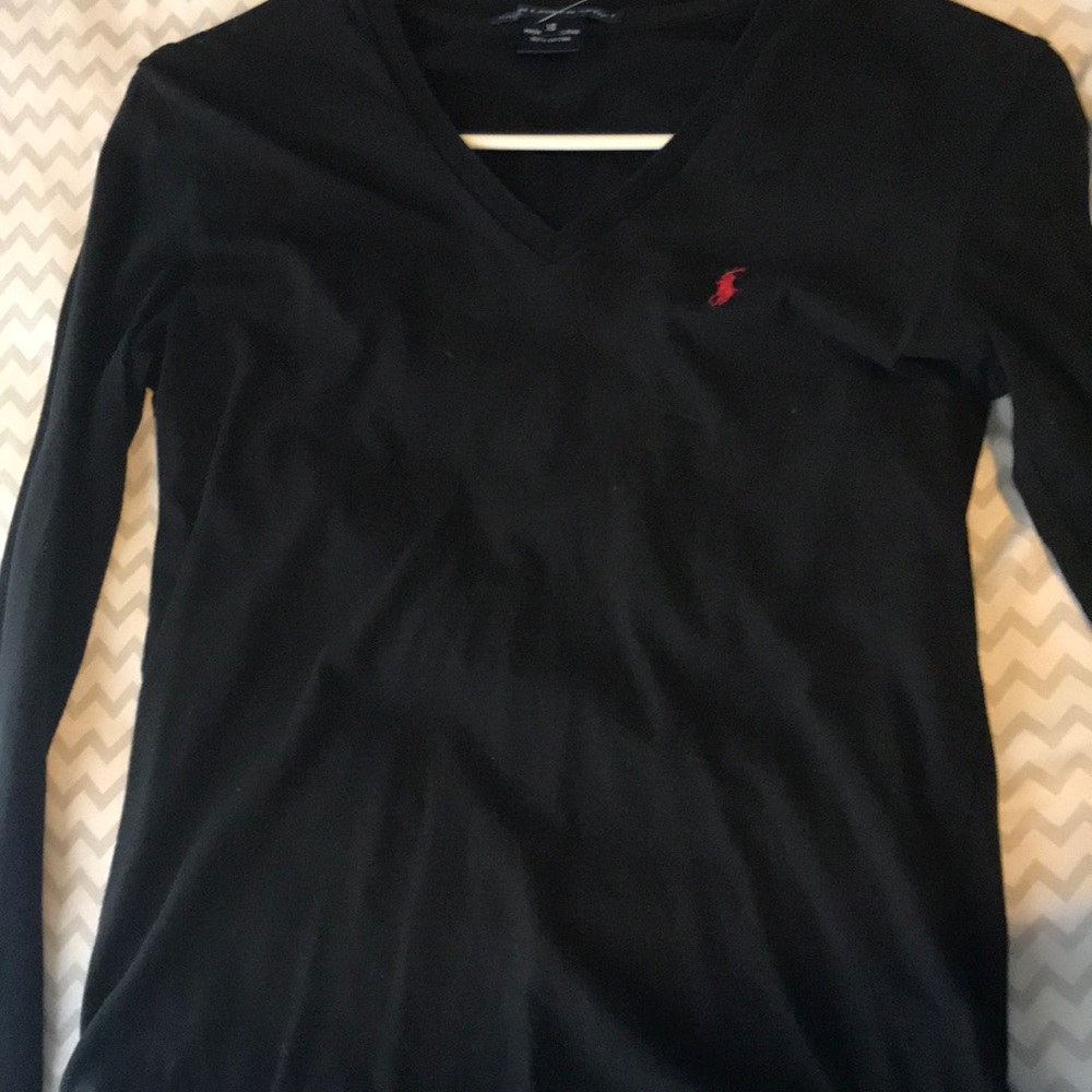 Polo V-neck Long Sleeve